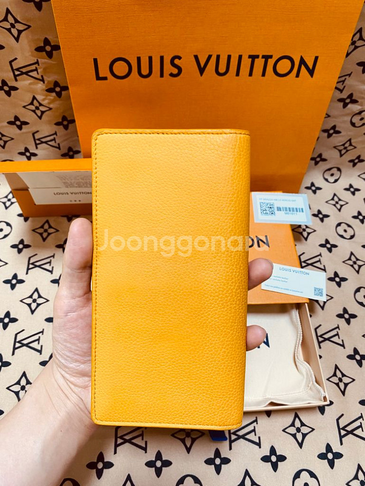 [풀구성] 루이비통 에어로그램 브라짜 월릿 장지갑--2
