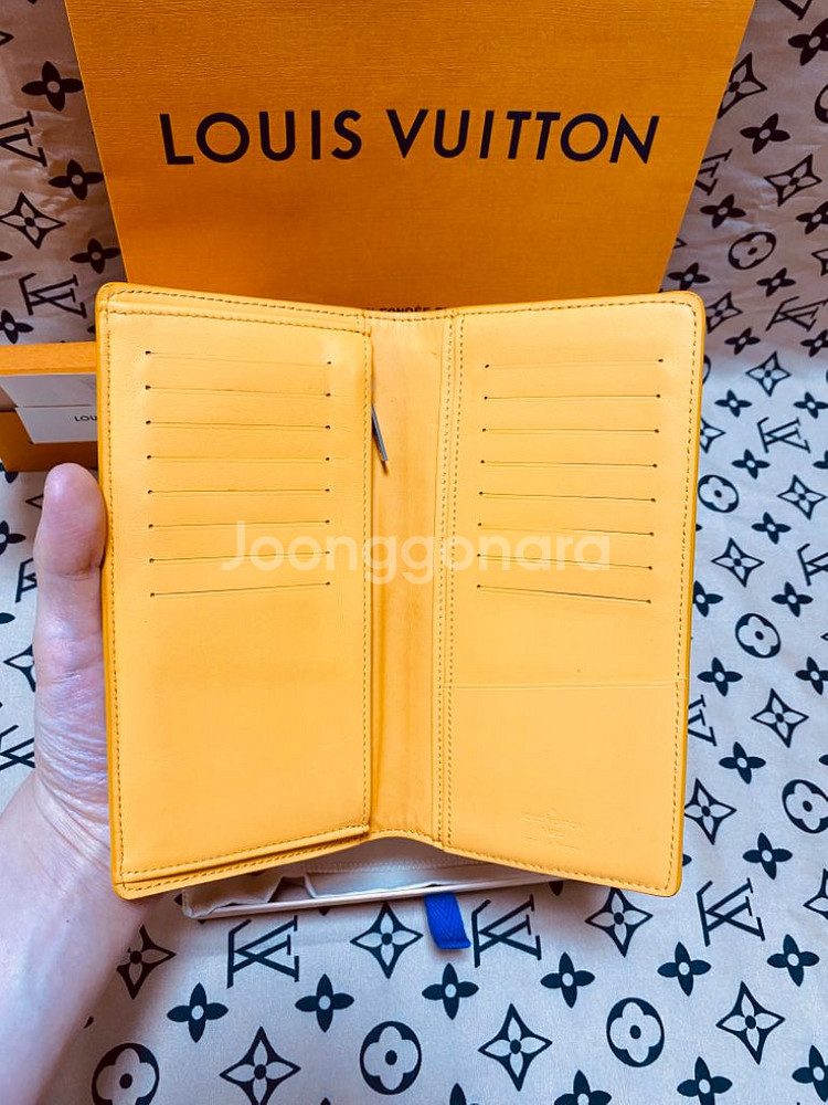 [풀구성] 루이비통 에어로그램 브라짜 월릿 장지갑--3
