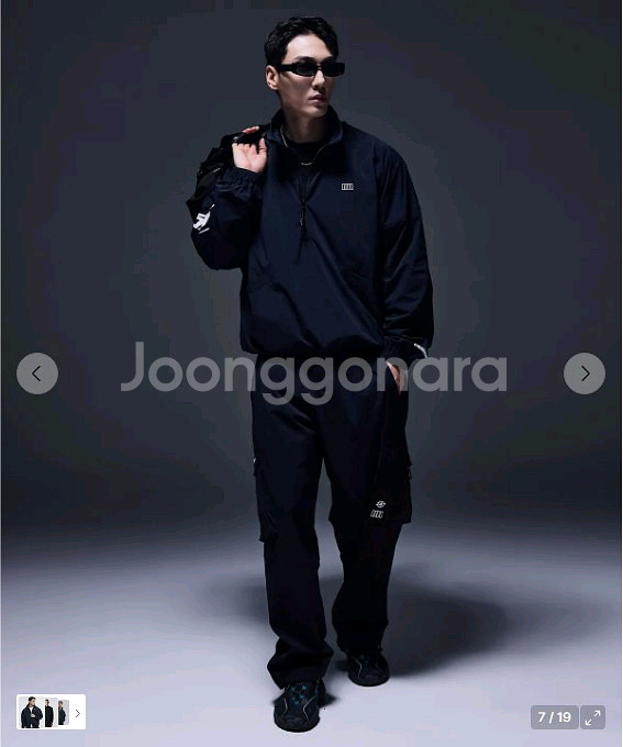 머슬암드 새상품 아노락 자켓 블랙 XL--3