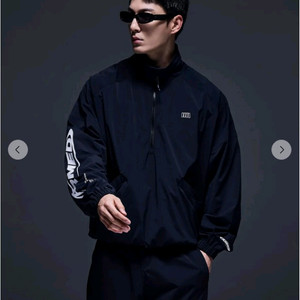 머슬암드 새상품 아노락 자켓 블랙 XL