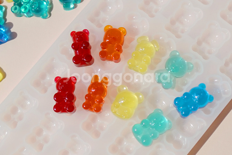 45마리 동물 젤리 레진몰드 판매 (몰드 사진 포함)--0