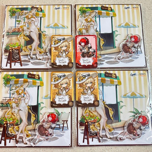 스타레일 맘스터치 아크릴스탠드+포카+리딤