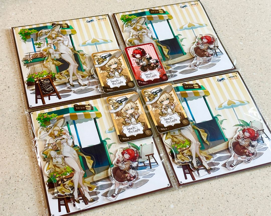 스타레일 맘스터치 아크릴스탠드+포카+리딤--3