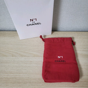 정품) 샤넬 레드 미니 복조리 파우치 (코스메틱)