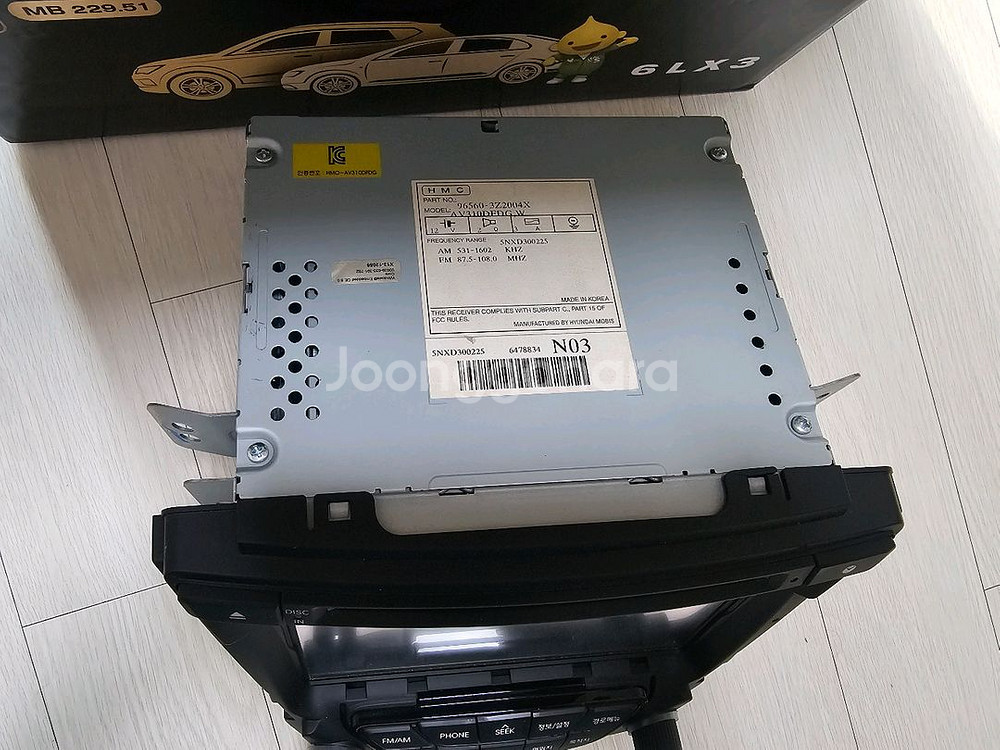 i40 순정 AVN 오디오 96560-3Z2004X--2