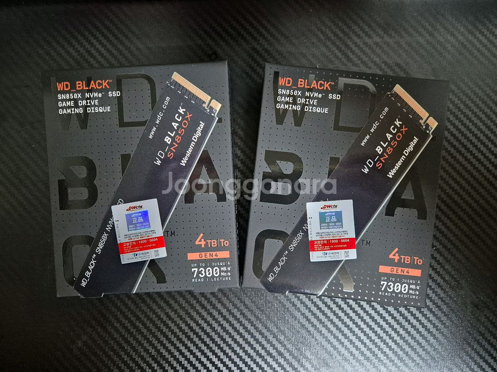 [미개봉] SSD SN850X 4TB 팝니다--0