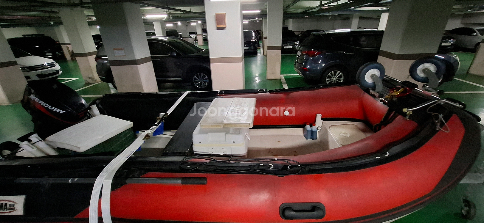 고무보트 세트--1