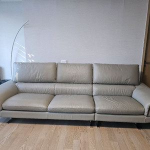 4인용 가죽 소파