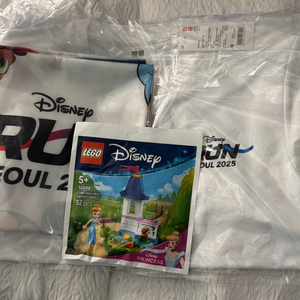 [미개봉]유니클로 디즈니런 티셔츠 + 반다나 + 레고 일괄