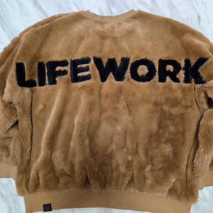 라이프워크 공용 오버핏 퍼 맨투맨