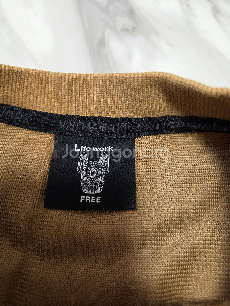 라이프워크 공용 오버핏 퍼 맨투맨--3