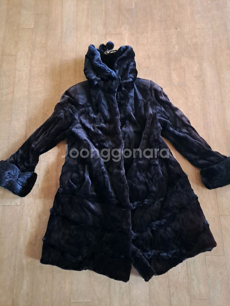 태림밍크 롱코트--0