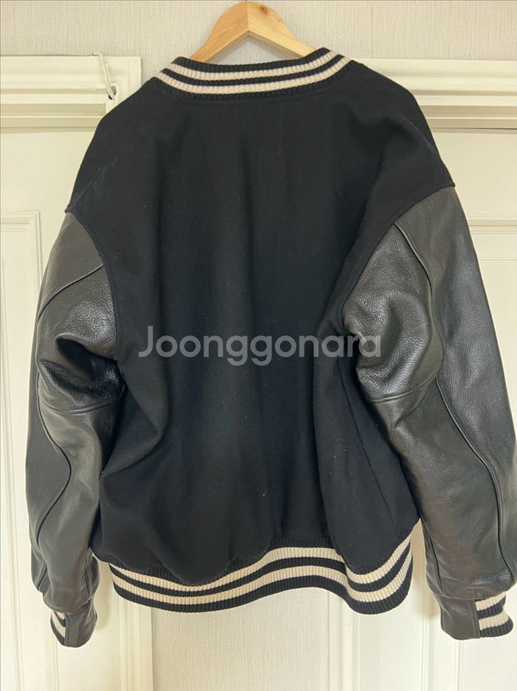 에스피오나지 소가죽 바시티 자켓 XL--1