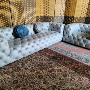 *체스터필드디자인*패브릭* 3.5인용 ,1인용세트. 스파.