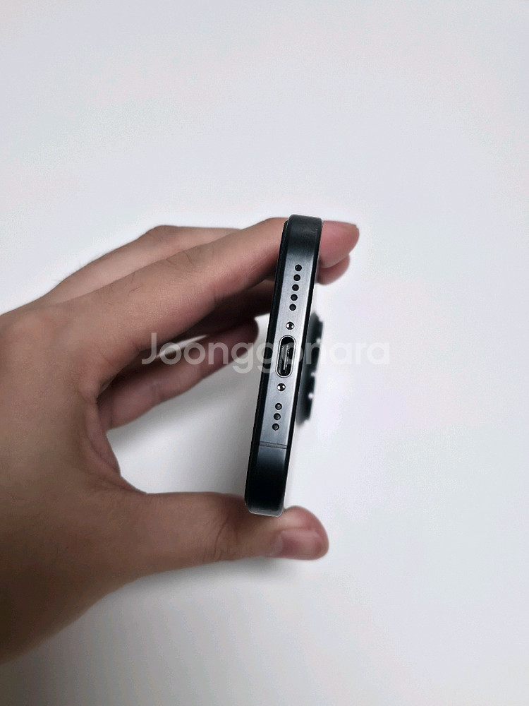 아이폰 15프로 블랙 티타늄 256 자급제 풀박스--4