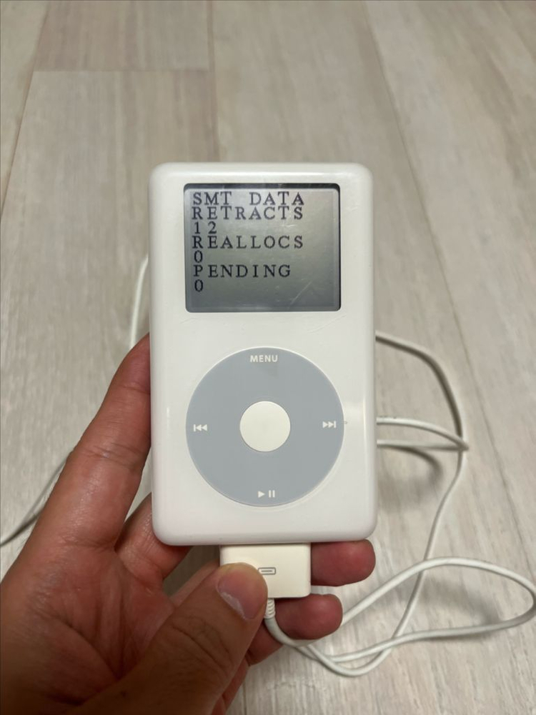 (풀박)아이팟클래식 우유팟 4세대 흰색 18기가 이미지