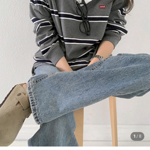 리바이스 립비 스트라이프 셔츠