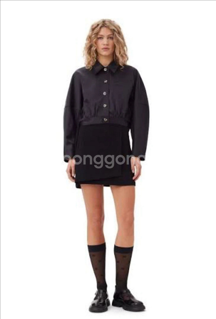 Ganni 가니 새틴 자켓--1