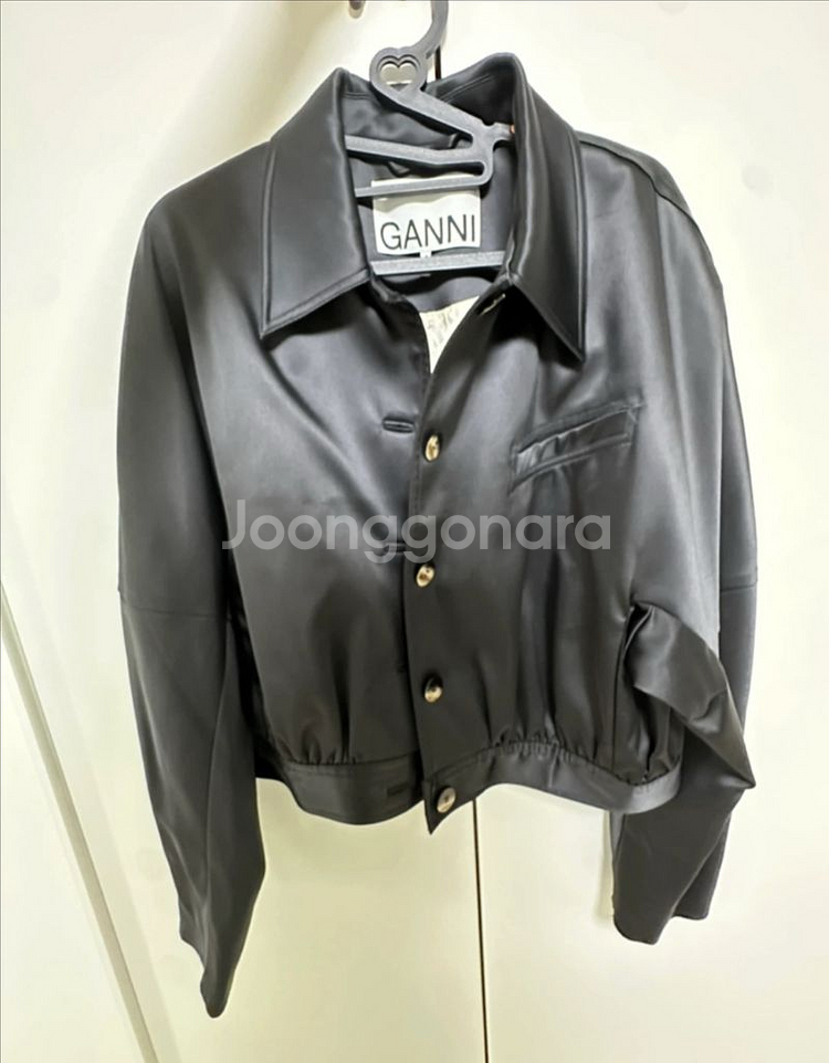 Ganni 가니 새틴 자켓--4