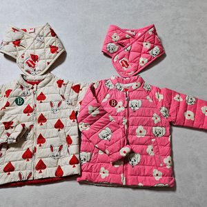 쌍둥이 베베드피노 경량패딩 110 2벌 일괄 택포 4만
