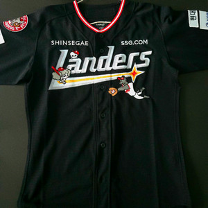 ssg랜더스 랜더스 프렌즈 유니폼 블랙 논마킹