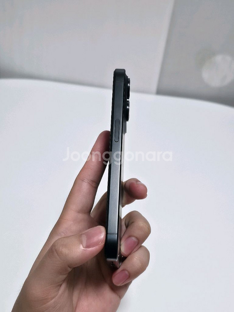 아이폰 15프로 블랙 티타늄 256 자급제 풀박스--12