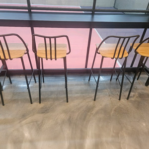 카페 바테이블 의자 4개 세트