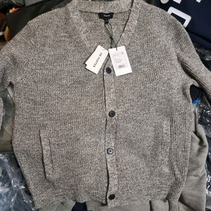 띠어리 프레스코 트위드 가디건 M사이즈 새상품