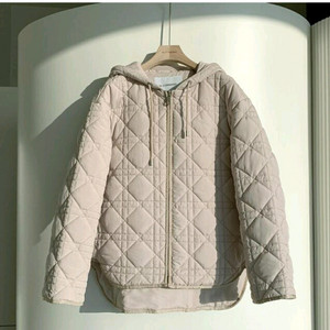 후드 퀼팅 패딩 점퍼