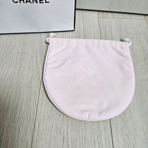 정품) 샤넬 핑크 복조리 파우치 (코스메틱)