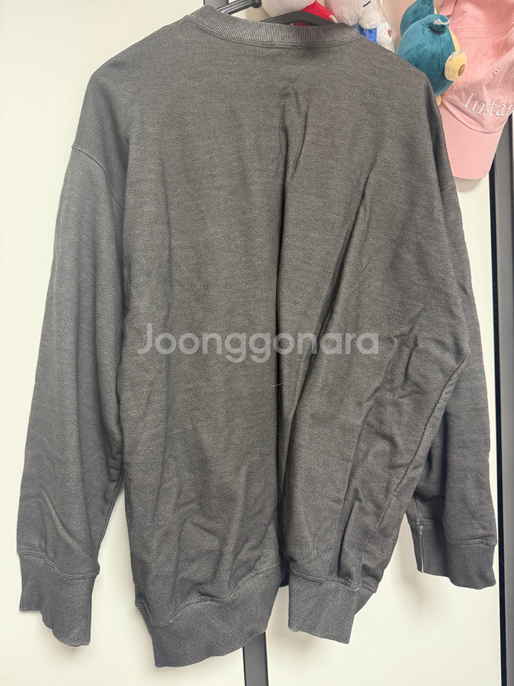 GREYYANG 그레이양 맨투맨 티셔츠 빈티지 차콜 그--4