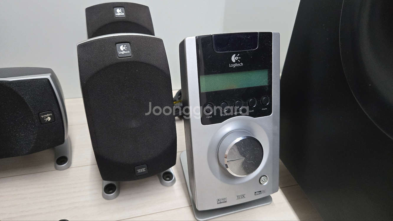[부산] 로지텍 Z5500 5.1채널 홈시어터 스피커 팝니다--2