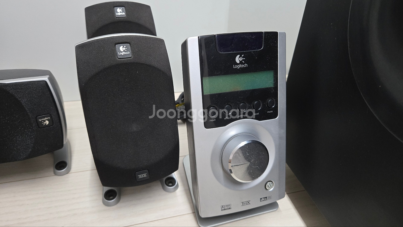 [부산] 로지텍 Z5500 5.1채널 홈시어터 스피커 팝니다--3