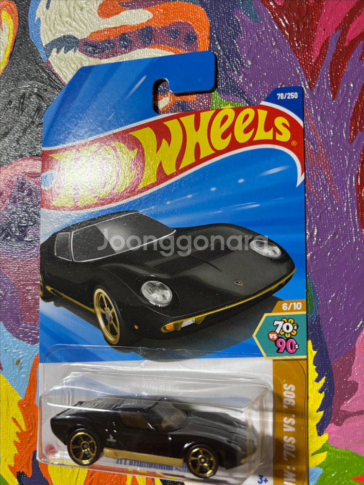 미개봉) 람보르기니 미우라 다이캐스트 핫휠 인테리어 소품--1