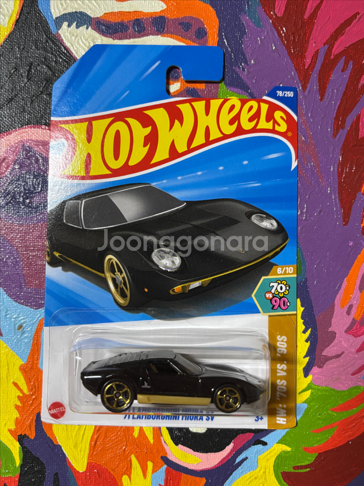 미개봉) 람보르기니 미우라 다이캐스트 핫휠 인테리어 소품--0