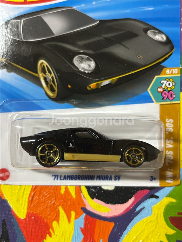 미개봉) 람보르기니 미우라 다이캐스트 핫휠 인테리어 소품--4