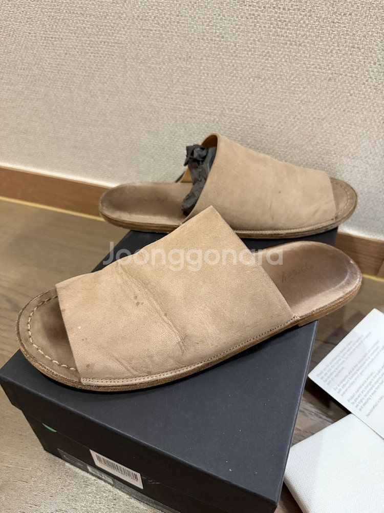 마르셀 스웨이드 슬리퍼 43--2