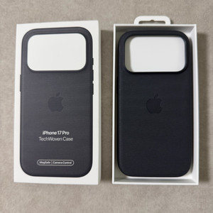 애플 정품 아이폰17 프로 테크우븐 블랙 케이스
