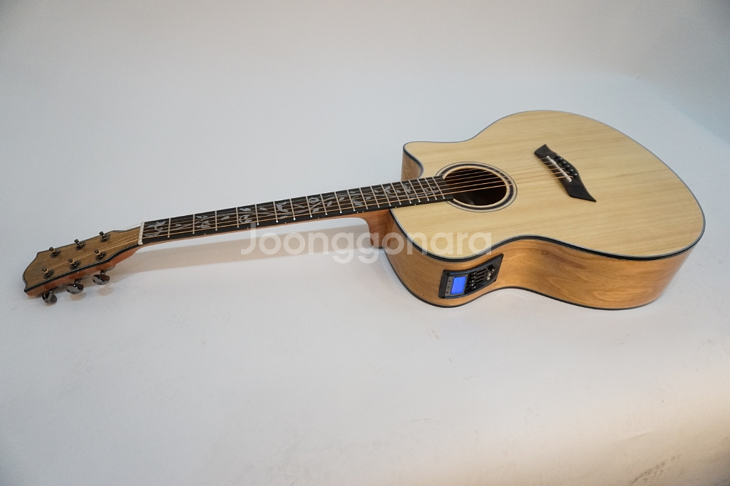새제품 EQ 원목 탑솔리드 오동나무 통기타 기타--2