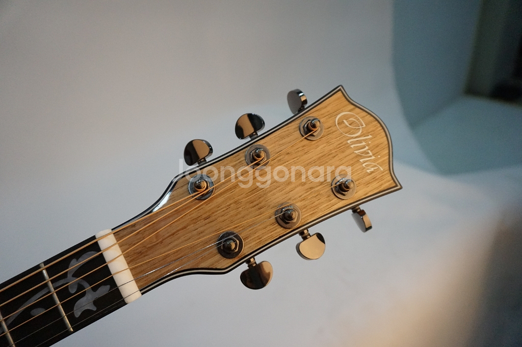 새제품 EQ 원목 탑솔리드 오동나무 통기타 기타--3