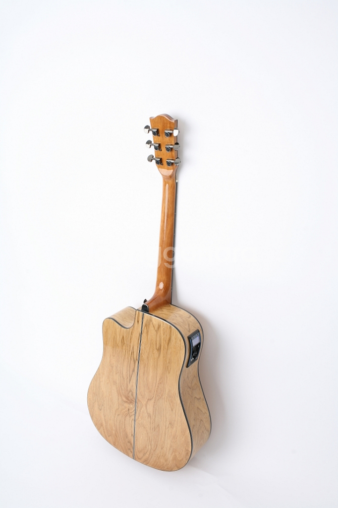 새제품 EQ 원목 탑솔리드 오동나무 통기타 기타--7