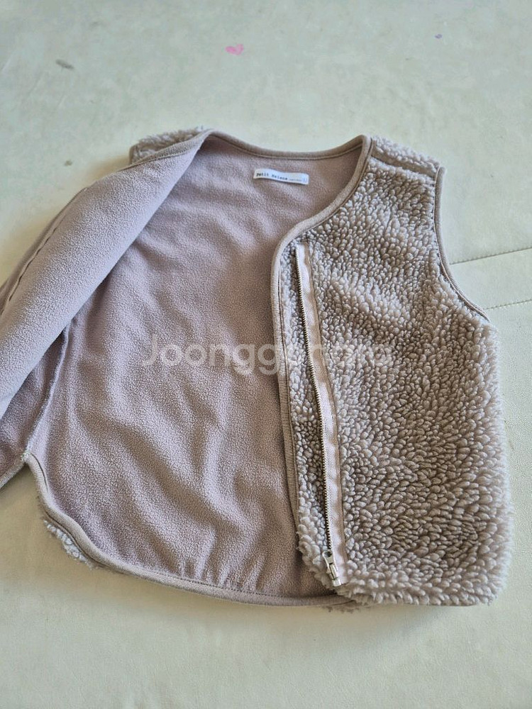 쁘띠헬레나 양털조끼 L 5-6세--4