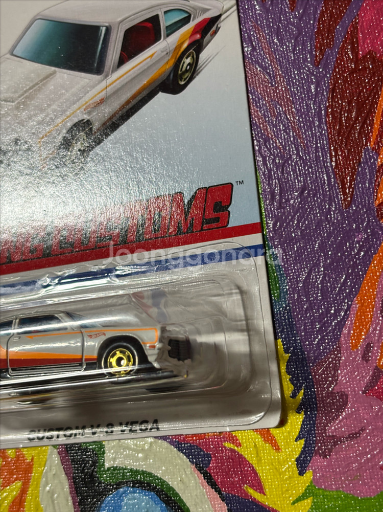 미개봉) 커스텀 v-8 베가 다이캐스트 핫휠 인테리어 소품--2