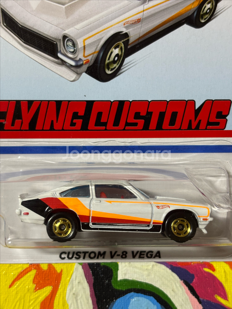 미개봉) 커스텀 v-8 베가 다이캐스트 핫휠 인테리어 소품--4