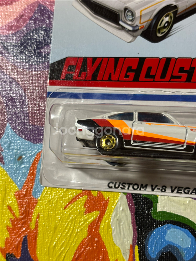 미개봉) 커스텀 v-8 베가 다이캐스트 핫휠 인테리어 소품--3