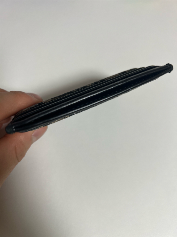 디올 오블리크 자카드 카드지갑 이미지