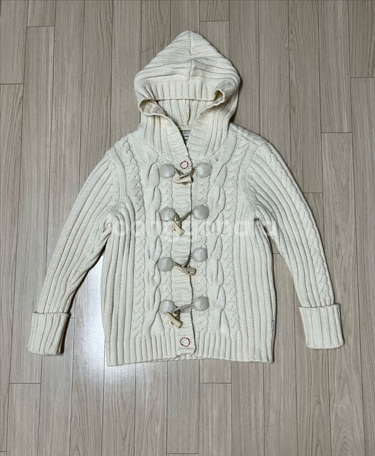 리바이스 떡복이 후드 니트 자켓--2