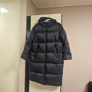 엠포리오 아르마니 주니어 블랙 롱패딩