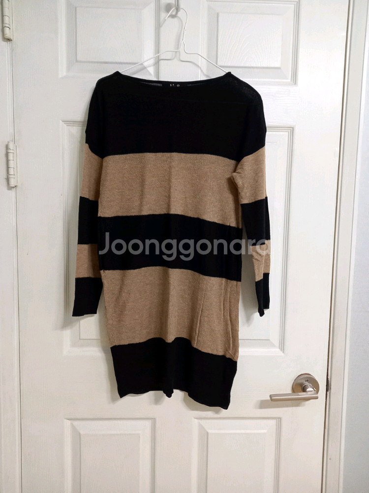 단가라 니트원피스--1