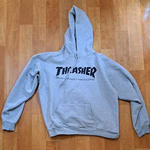 (무료배송)트레셔 그레이 기모 오버핏 후드티(M)